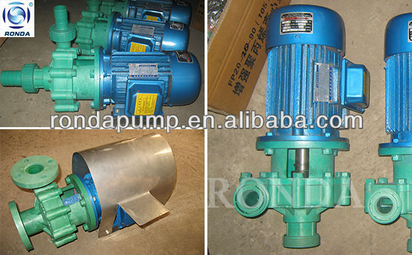 FP portable monoblock motor plastic chemical pump