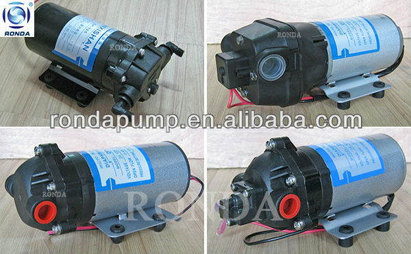 12 / 24v dc electric diaphragm plastic water pump