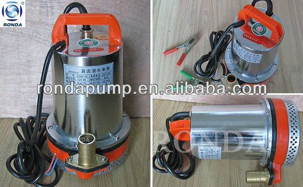12 volt portable submersible mini water pump
