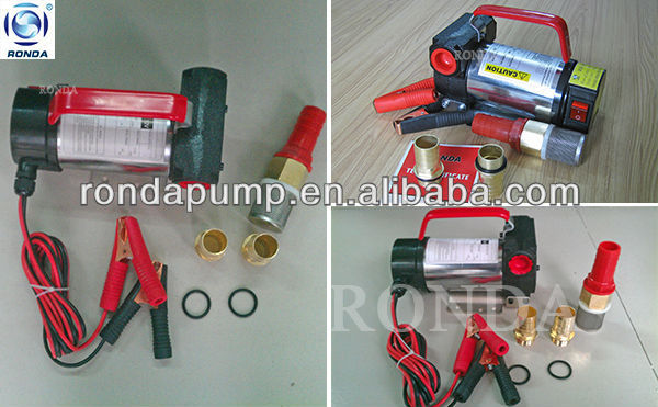 DYB 12/24v portable electric fuel oil pump
