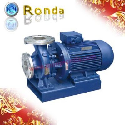Horizontal stainless steel inline chemical pump