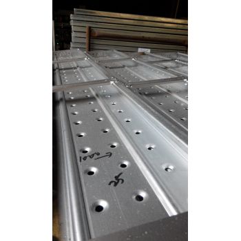 Scaffold metal plank