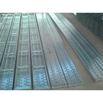 metal scaffolding planks used for construction