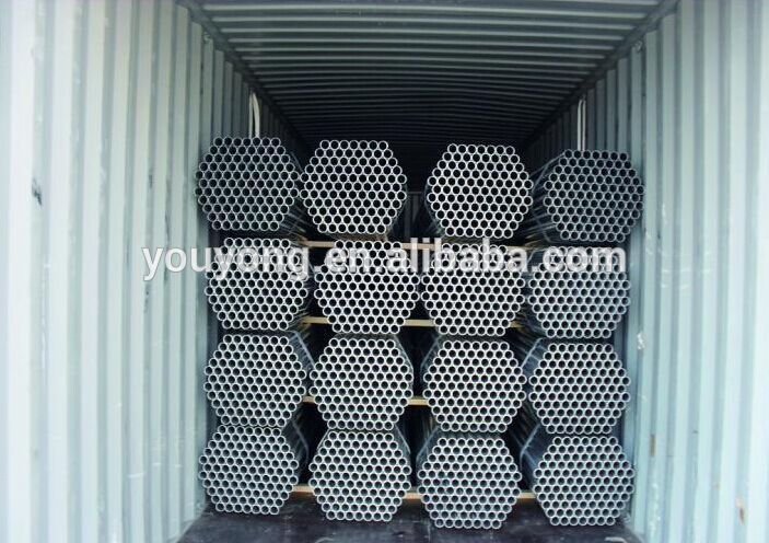 hot sale BS1387 galvanzied scaffolding pipes