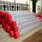 hot dipped galvanized & red  painted steel pipes