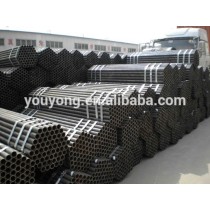 Round Erw Carbon Mild Steel Galvanized scaffolding black pipe