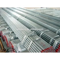 1.5 inch 48.3mm gi BS 1139 steel scaffolding hot dipped galvanize pipe with 210 g/m2 zinc coating
