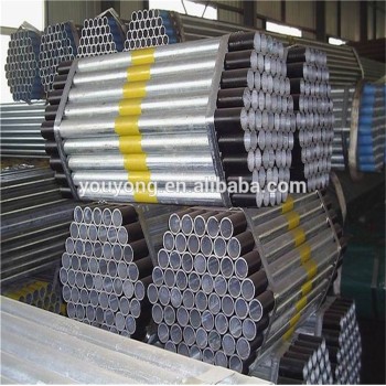 hot dipping galvanized threaded round steel pipe tubes