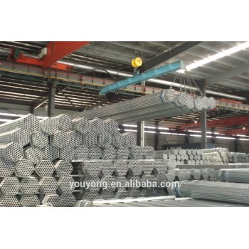 Round Erw Carbon Mild Steel Galvanized scaffolding black pipe In stock