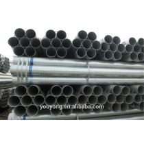 ASTM Q235 Hot dip galvanized steel pipe/tube manufacturer China in stock
