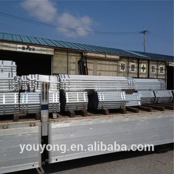 High quality construction hot dipped galvanized steel pipe gi pipe