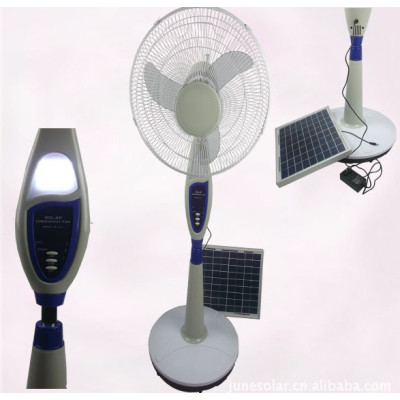 solar rechargeable fan,  solar fan,AC/DC operated fan, stand solar fan, remote control  fan,rechargeable fan
