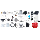 mist duster mistblower backpack power sprayer  motorized sprayer  piston  ring cylinder exhaust  muffler coil  gaskets spark crankshaft