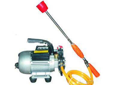 El motor eléctrico rociador