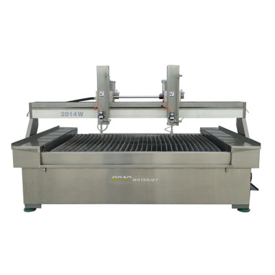 Waterjet Machine with Double Cutting Head