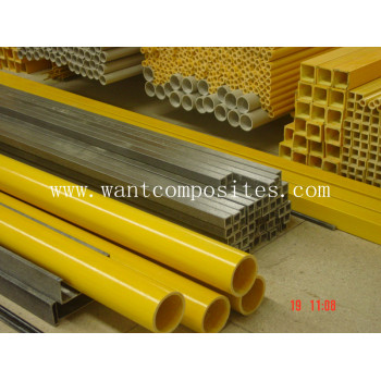 Fiberglass round tube