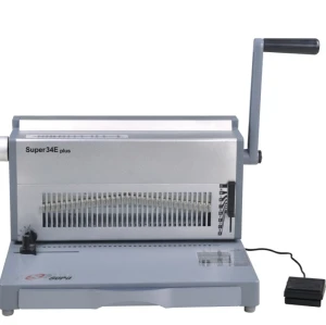 Aluminum  letter size wire binding machine
