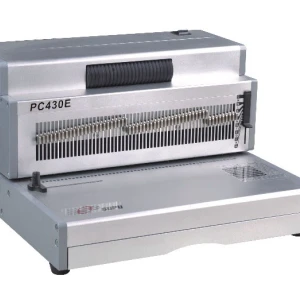Electric coil binding machine