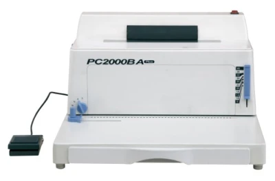 Electric coil binding machine