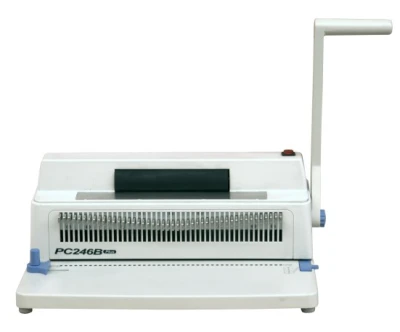 Letter size coil binding machine