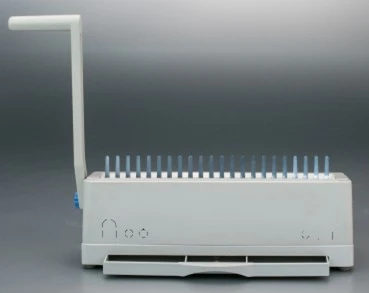 Adjustable pins manual comb binding machine