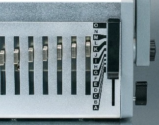 US letter size comb binding machine