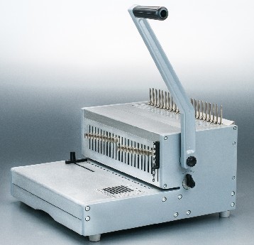 Manual FC size aluminum comb binding machine