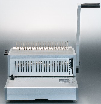 Manual 330MM fc size plastic ring binding machine