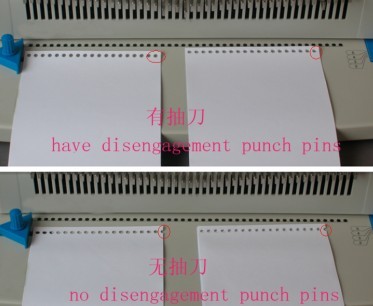 Letter size coil binding machine