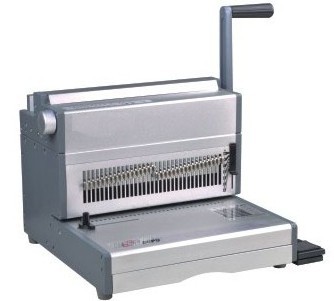 Electric 2:1 14 inch twin wire binding machine