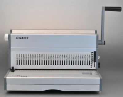 430mm A3 2:1 manual twin wire binding machine 17 inch CW430T