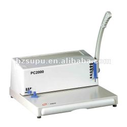 a4 espiral máquina de perfuração pc2000