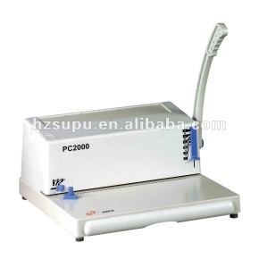 a4 espiral máquina de perfuração pc2000