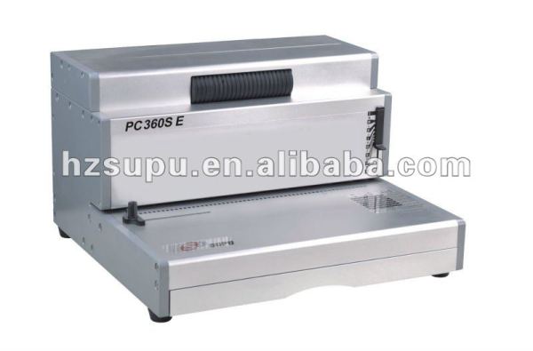 heavy duty bobina espiral vinculativo máquina pc360se