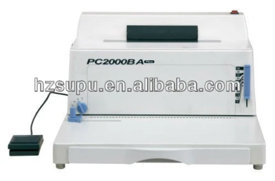 Electric spiral binding machine