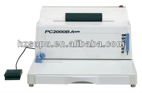 Electrical single spiral binding machine