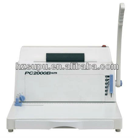 Manual 4:1 spiral coil binding&punch machine