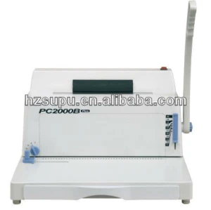 Manual spiral binding machine
