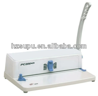 Plastic manual coil punching machine