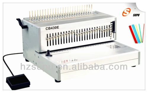 Heavy Duty comb Binding &punching Machine for factory