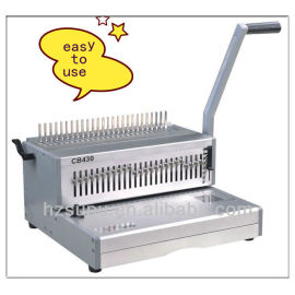 Manual Comb Binding Machine for factory use