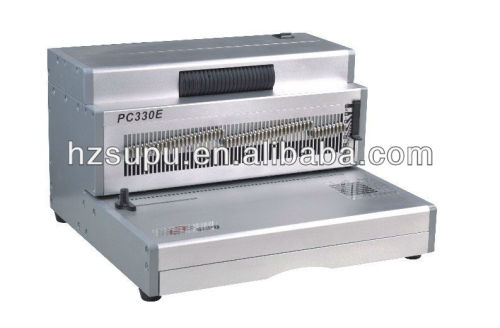 Office Aluminum Coil Binding&punch machinePC330E