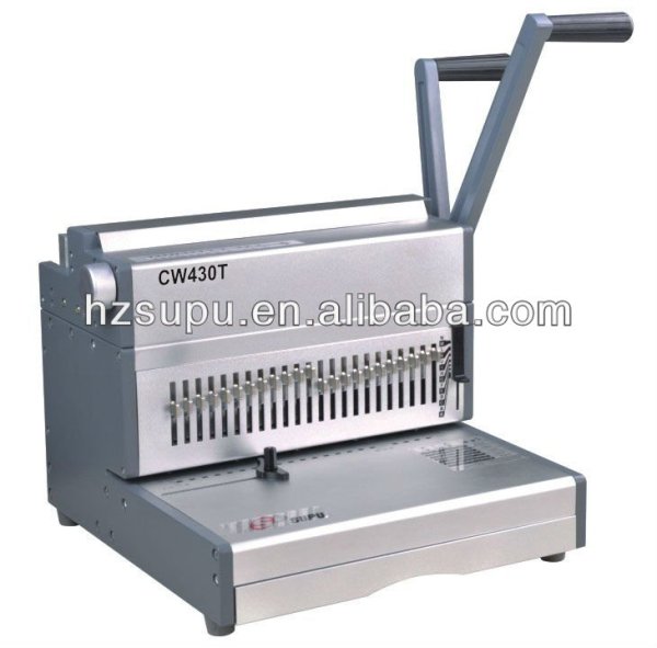 escritório heavy duty wire binding machine cw430t