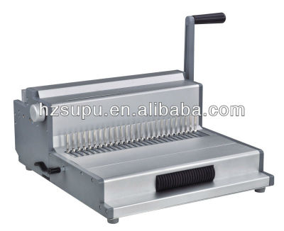 Multifunction wire binding machine for paper