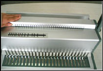 Coil ,comb adn wire binding machine MF360
