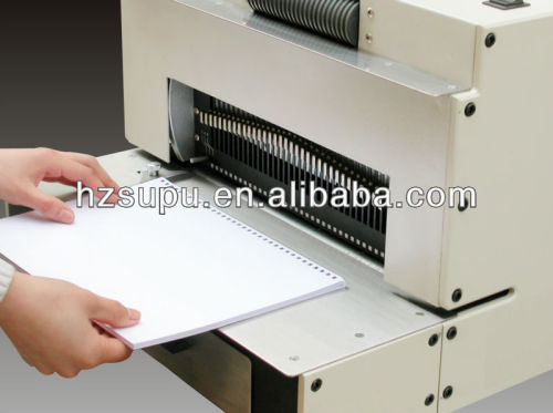 multifunction binding machine with comb wire spiral coil and punching （SUPER4&1)