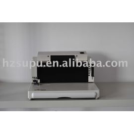 Automatic plastic &steel spirasl coil binding machine SUPER46A