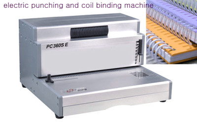 book binder machines for factory sipral coil binding machines PC360E PLUS