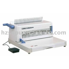 Simi- automática de plástico pente vinculativo máquina cb2100a plus