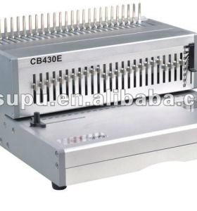Semi- automática heavy duty pente vinculativo máquina cb430e
